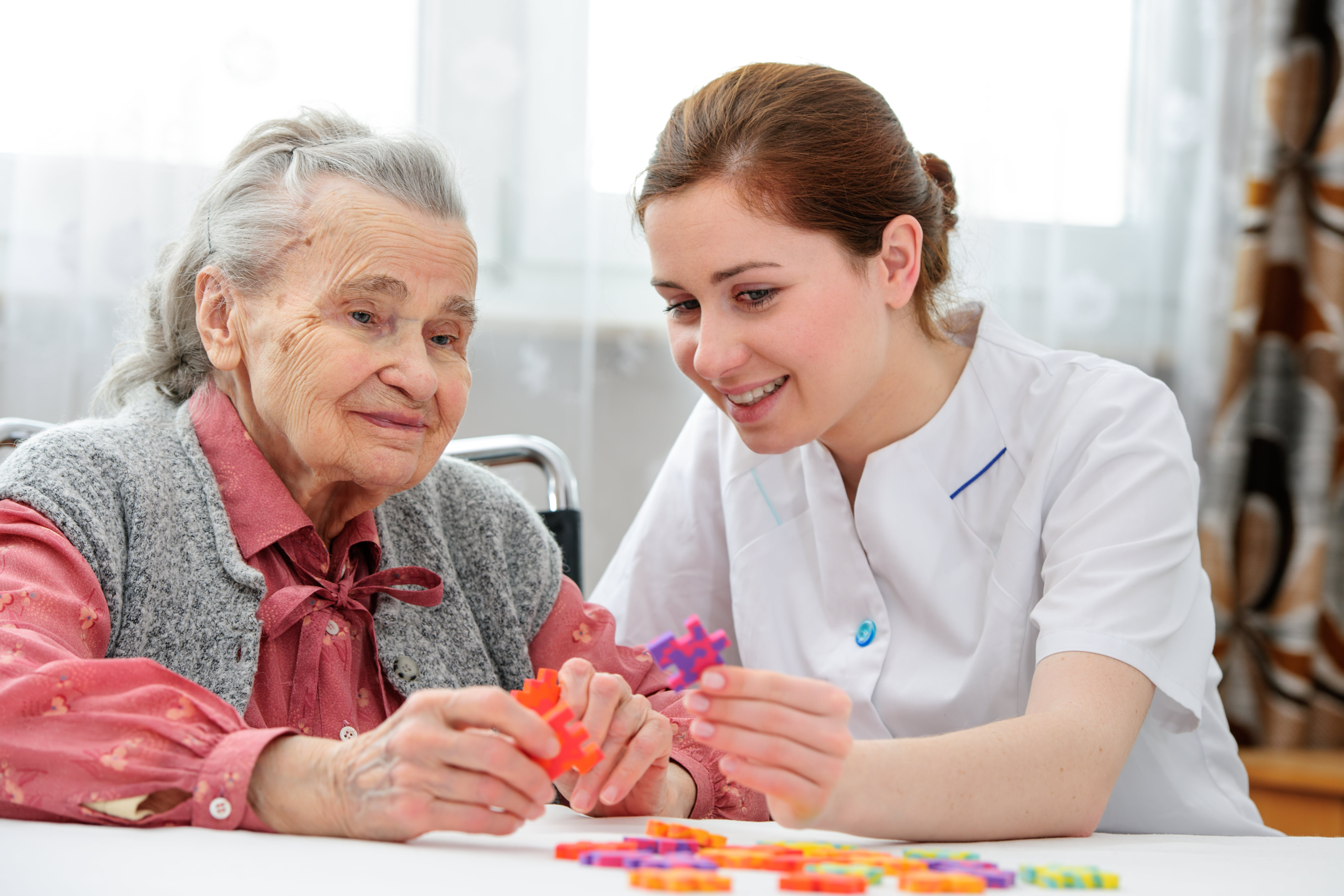 Dementia Patient and Caregiver