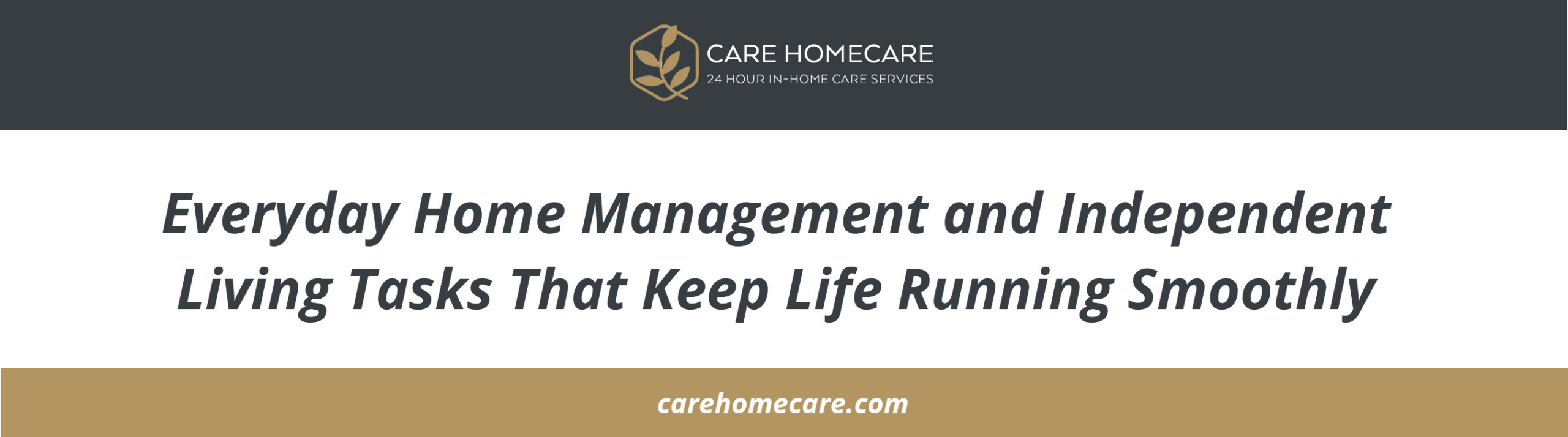 Cooking, cleaning, managing medications and paying bills all help older adults stay independent and confident in their own homes.