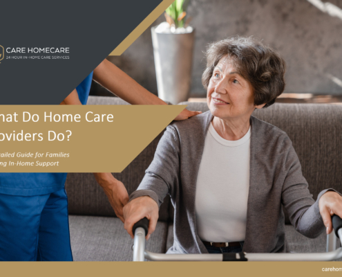 What do home care providers do?