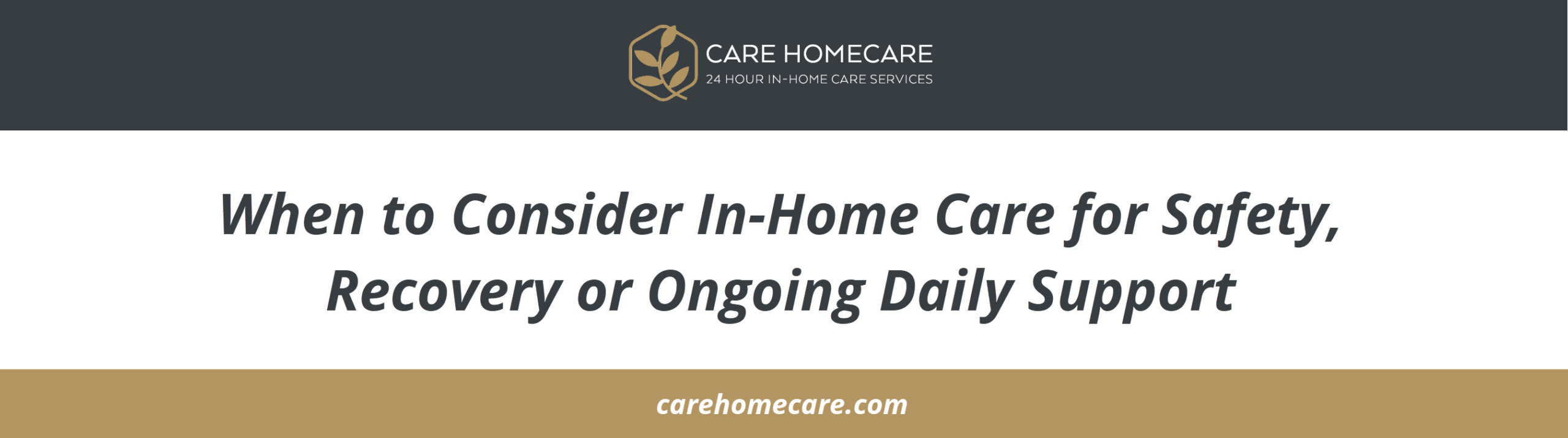 Families turn to home care when loved ones need help after surgery, with mobility challenges or for ongoing support with daily activities.