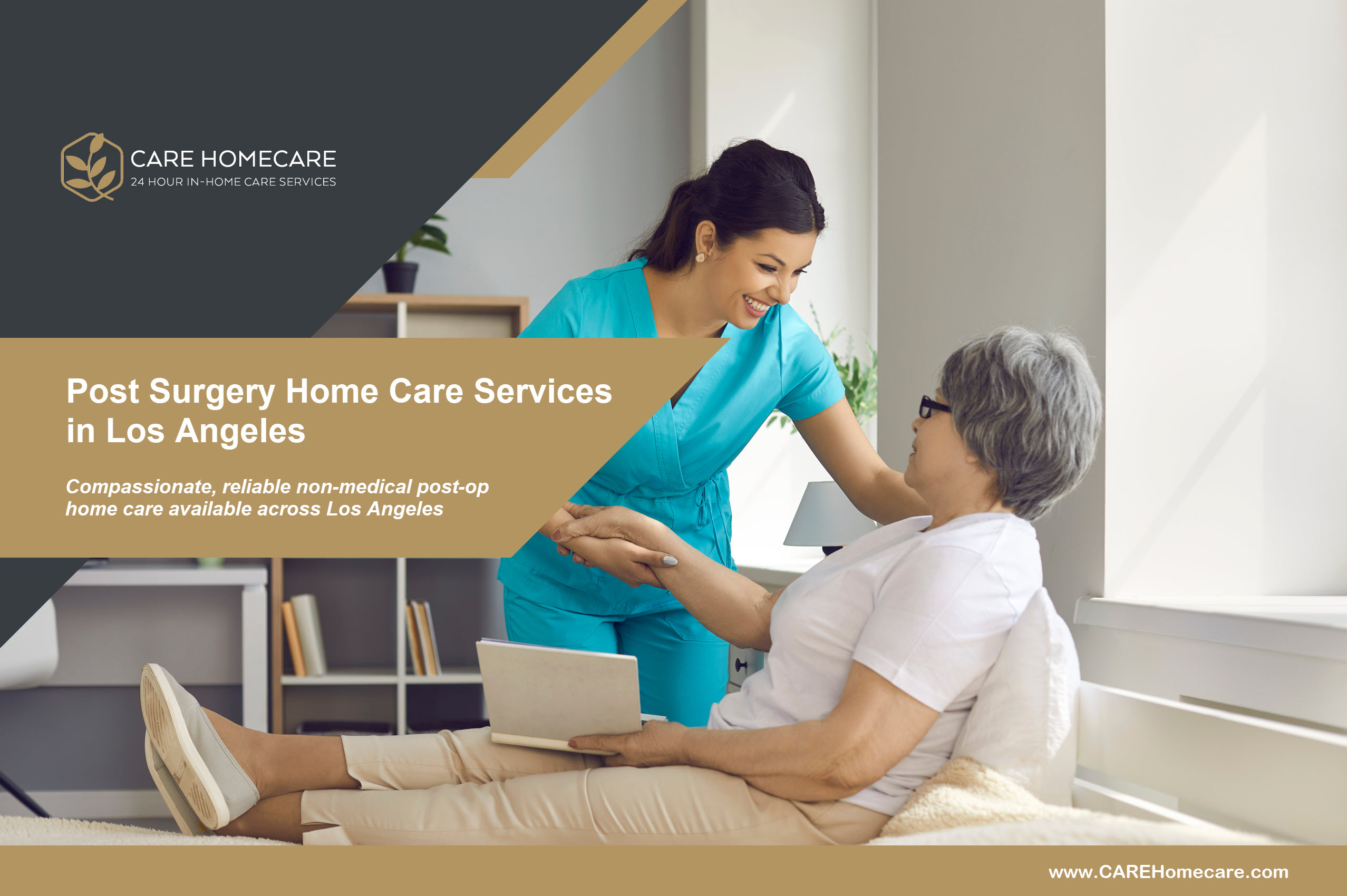 Post-Surgery Home Care Services Provided by CARE Homecare in Los Angeles, CA.