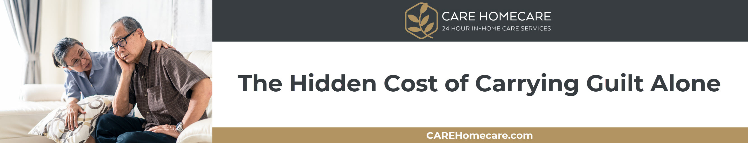 An exhausted caregiver assisting a loved one while visibly overwhelmed.