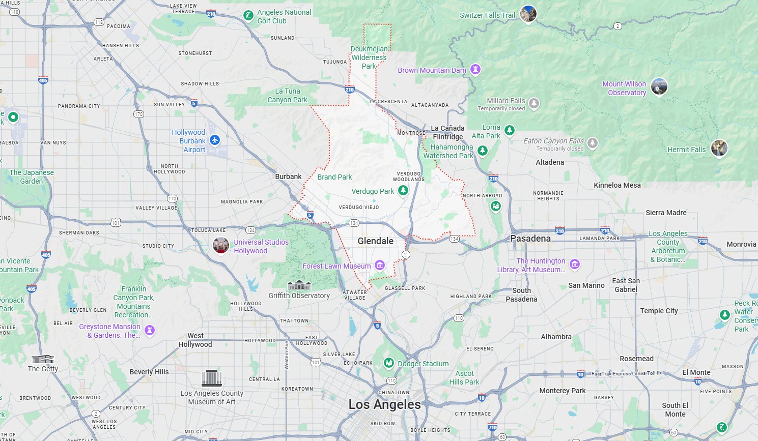 CARE Homecare Glendale Service Area